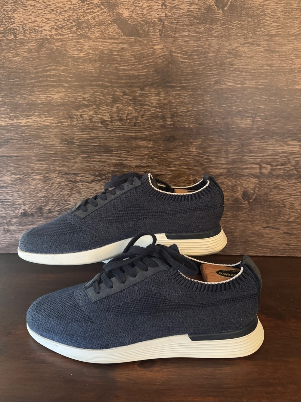 Men's Wolf and Shepherd Swiftknit Derby in Navy Blue
